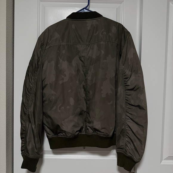 Bomber Jacket with Orange Lining XL - Picture 2 of 8